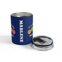 Load image into Gallery viewer, "It's A Good Day To Play Pickleball" 2 - Tumbler 10oz - PERSONALIZED