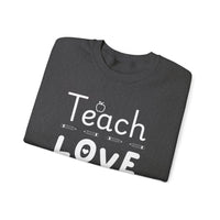 Load image into Gallery viewer, "Teach Love Inspire" 2 - Gildan 18000 Crewneck Sweatshirt