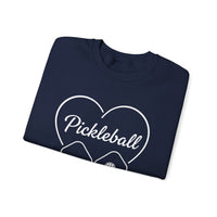 Load image into Gallery viewer, "Pickleball With Heart" 2 - Gildan 18000 Crewneck Sweatshirt