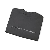 Load image into Gallery viewer, "Pickleball Is My Cardio" 1 - Gildan 18000 Crewneck Sweatshirt