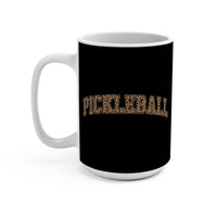 Load image into Gallery viewer, "Pickleball Leopard" 1 15 oz Mug Ceramic Pickleball Gift
