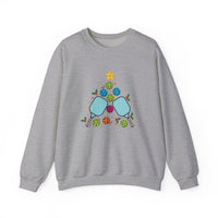 Load image into Gallery viewer, "Pickleball Christmas Tree" 4 - Gildan 18000 Crewneck Sweatshirt