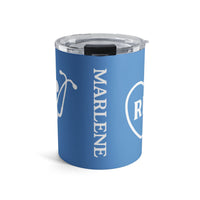 Load image into Gallery viewer, "RN Stethoscope Heart" 1 - Tumbler 10oz - PERSONALIZED