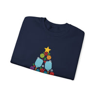 Load image into Gallery viewer, "Pickleball Christmas Tree" 1 - Gildan 18000 Crewneck Sweatshirt