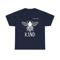 Load image into Gallery viewer, "Bee Kind" 2 - Gildan 5000 Heavy Cotton Tee - PERSONALIZED