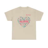 Load image into Gallery viewer, "Nurse Heart Tools" 2 - Gildan 5000 Heavy Cotton Tee - PERSONALIZED