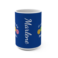 Load image into Gallery viewer, "It's a Good Day To Play Pickleball" 2 - Ceramic Mug 15oz - PERSONALIZED