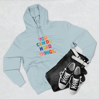 Load image into Gallery viewer, "You Can Do Hard Things" 2 - Lane Seven LS14001 Premium Hooded Sweatshirt Unisex