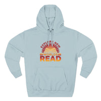Load image into Gallery viewer, "Explore New Worlds READ" - Lane Seven LS14001 Premium Hooded Sweatshirt
