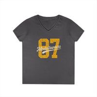 Load image into Gallery viewer, Gwinn HS 87 - Ladies' V-Neck T-Shirt