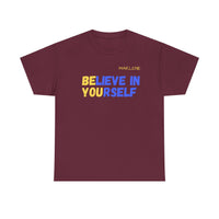 Load image into Gallery viewer, "Believe In Yourself BE YOU" 5 - Gildan 5000 Heavy Cotton Tee - PERSONALIZED