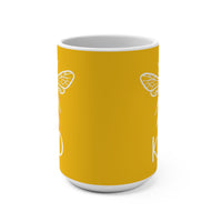 Load image into Gallery viewer, "Bee Kind" 15oz Ceramic Mug 2 — Cute Bee &amp; Kind Design | Printed On Demand • Gift for Teachers &amp; Friends