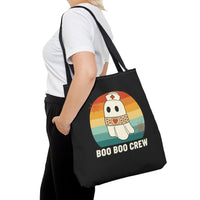 Load image into Gallery viewer, "Boo Boo Crew" 3 - Canvas Tote 18" x 18"