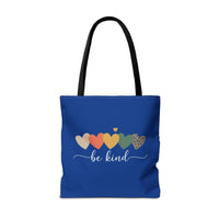 Load image into Gallery viewer, "Be Kind Hearts" 1 - Canvas Tote 18" x 18"