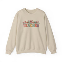 Load image into Gallery viewer, "Teacher. Teach Them. Love Them. Watch Them Grow." 4 - Gildan 18000 Crewneck Sweatshirt