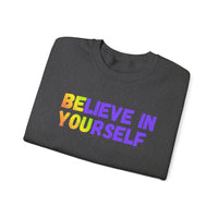 Load image into Gallery viewer, "Believe in Yourself BE YOU" 2 - Gildan 18000 Crewneck Sweatshirt