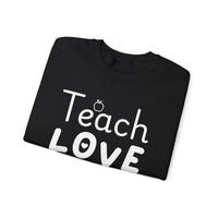Load image into Gallery viewer, "Teach Love Inspire" 3 - Gildan 18000 Crewneck Sweatshirt