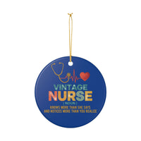 Load image into Gallery viewer, "Vintage Nurse" 1 - 3 Inch Ceramic Ornament