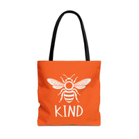 Load image into Gallery viewer, "Bee Kind" 1 - Canvas Tote 18" x 18"