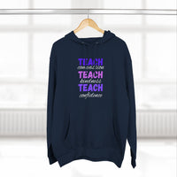 Load image into Gallery viewer, "Teach Compassion. Teach Kindness. Teach Confidence." 1 - Lane Seven LS14001 Premium Hooded Sweatshirt