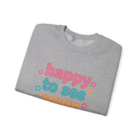 Load image into Gallery viewer, "Happy To See Your Face" 2 - Gildan 18000 Crewneck Sweatshirt