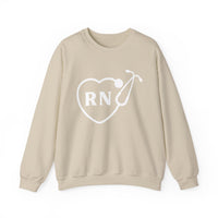 Load image into Gallery viewer, "RN Stethoscope Heart" 1 - Gildan 18000 Crewneck Sweatshirt
