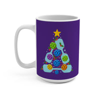 Load image into Gallery viewer, "Pickleball Christmas Tree" 3 15 oz Ceramic Pickleball Gift