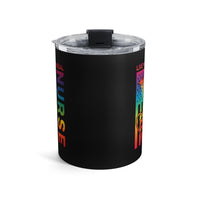 Load image into Gallery viewer, "Nurse Live Love Heal" 2 - Tumbler 10oz - PERSONALIZED