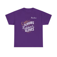 Load image into Gallery viewer, "Coffee Scrubs &amp; Rubber Gloves" 8 - Gildan 5000 Heavy Cotton Tee - PERSONALIZED