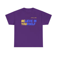 Load image into Gallery viewer, "Believe In Yourself BE YOU" 5 - Gildan 5000 Heavy Cotton Tee - PERSONALIZED