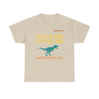 Load image into Gallery viewer, "Let's Eat Kids. Let's Eat, Kids." 1 - Gildan 5000 Heavy Cotton Tee - PERSONALIZED