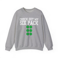 Load image into Gallery viewer, "Check Out My Six Pack" 1 - Gildan 18000 Crewneck Sweatshirt