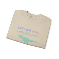 Load image into Gallery viewer, "Let's Eat Kids. Let's Eat, Kids." 2 - Gildan 18000 Crewneck Sweatshirt