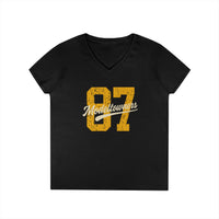Load image into Gallery viewer, Gwinn HS 87 - Ladies' V-Neck T-Shirt