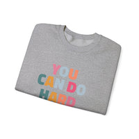 Load image into Gallery viewer, "You Can Do Hard Things." 1 - Gildan 18000 Crewneck Sweatshirt