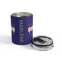 Load image into Gallery viewer, "It's A Good Day To Play Pickleball" 1 - Tumbler 10oz - PERSONALIZED