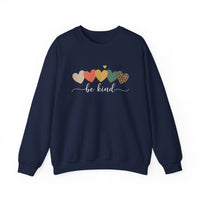 Load image into Gallery viewer, "Be Kind Hearts" 1 - Gildan 18000 Crewneck Sweatshirt