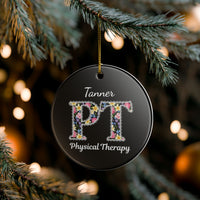 Load image into Gallery viewer, "Physical Therapy" 18a - 3 inch Ceramic Ornament - PERSONALIZED