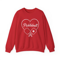 Load image into Gallery viewer, "Pickleball With Heart" 2 - Gildan 18000 Crewneck Sweatshirt