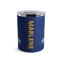 Load image into Gallery viewer, "Pickleball Christmas Tree" 1 - Tumbler 10oz - PERSONALIZED