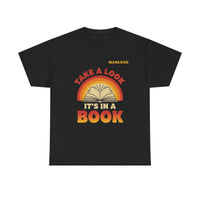 Load image into Gallery viewer, "Take a Look. It’s In a Book." - Gildan 5000 Heavy Cotton Tee - PERSONALIZED