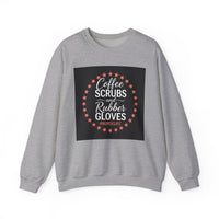 Load image into Gallery viewer, "Coffee Scrubs &amp; Rubber Gloves" 3 - Gildan 18000 Crewneck Sweatshirt