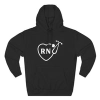 Load image into Gallery viewer, "RN Stethoscope Heart" 1 - Lane Seven LS14001 Premium Hooded Sweatshirt