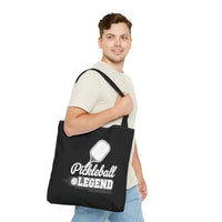 Load image into Gallery viewer, "Pickleball Legend" 2 - Canvas Tote 18" x 18"