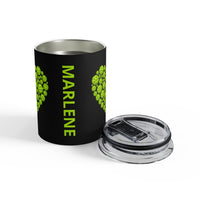Load image into Gallery viewer, "Pickleballs Heart" 1 - Tumbler 10oz - PERSONALIZED
