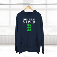 Load image into Gallery viewer, "Check Out My Six Pack" 1 - Lane Seven LS14001 Premium Hooded Sweatshirt