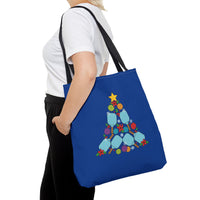 Load image into Gallery viewer, "Pickleball Christmas Tree" 1 - Canvas Tote 18" x 18"