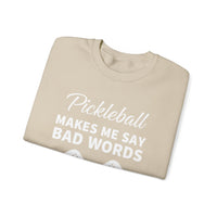 Load image into Gallery viewer, "Pickleball Makes Me Say Bad Words" 1 - Gildan 18000 Crewneck Sweatshirt