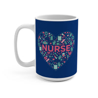 Load image into Gallery viewer, "Nurse Heart Tools" 2 - Ceramic Mug 15oz - PERSONALIZED