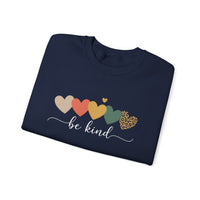 Load image into Gallery viewer, "Be Kind Hearts" 1 - Gildan 18000 Crewneck Sweatshirt